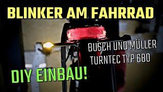 Fahrradblinker Busch und Müller Turntec Typ 680 Einbau am Riese und Müller Charger4 DIY!