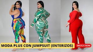 Moda plus size 2022 con enterizos Jumpsuit Ropa para mujer talla grande