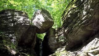 Balanced Rock Falls Hike, Jasper Arkansas, Ozarks