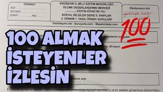 5.Sınıf Sosyal Bilgiler 2.Dönem 1.Yazılı