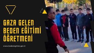 Gaza gelen beden eğitimi öğretmeni
