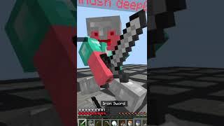 PVP in Minecraft Bedrock #shorts #minecraft