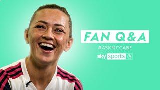 Katie McCabe reveals the BEST player she's ever played against! | Fan Q&A | #AskMcCabe