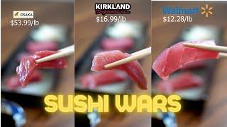 From Fancy to Budget: Blind Tasting Tuna from Japanese Market, Costco, and Walmart 