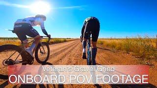 Veteran's Gravel Grind - Lead Group // POV Onboard