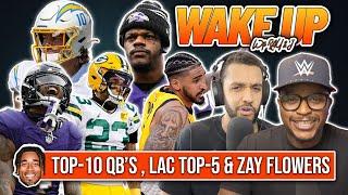 Top 10 QB Debate, WR Value Wars & Big NFL Rumors | Wake Up with Ray & JRich