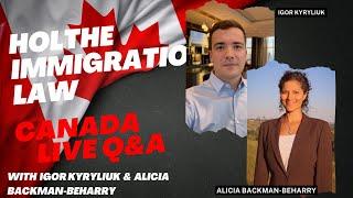 Canada Immigration LIVE Q&A with Alicia and Igor