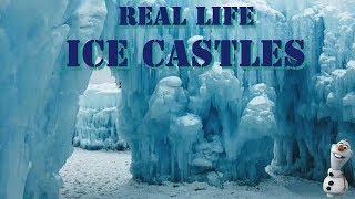 Real Life Frozen Ice Castles - Dillon Colorado