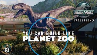 Jurassic World Evolution 3 Gameplay! It's Very Planet Zoo!