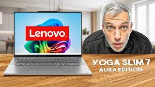 Lenovo Yoga Slim 7i Aura Edition - Un PC avec de l'INTELLIGENCE ARTIFICIELLE !