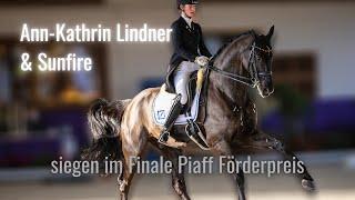 Ann-Kathrin Lindner und Sunfire | Siegerpaar Finale Piaff Förderpreis  | auf dem Gestüt Schafhof