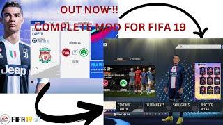 FINALLY!!..|COMPLETE MODS 2023 FOR FIFA 19 IS OUT|FULL COMPILATION FROM SCRATCH|QATAR WORLD CUP MOD|