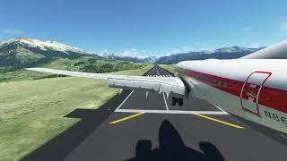 quick takeoff and landing at Telluride airport