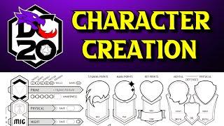 DC20 Character Creation Guide Complete Tutorial