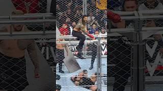 Cage locked? No problem! Roman Reigns will find a way  #SurvivorSeries #WarGames