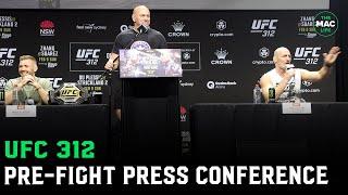 UFC 312 Press Conference (Full)