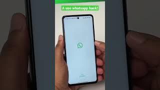 A hack usefull WhatsApp.see in this video #adsterra #telegram #youtube #hack #hacker #youtubeshorts