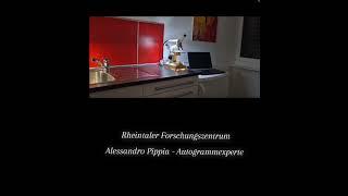 Forschungszentrum. Alessandro Pippia - Autogrammexperte.