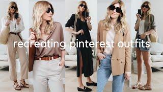 RECREATING PINTEREST OUTFITS | 6 Timeless Outfit Ideas | SPRING (2021)