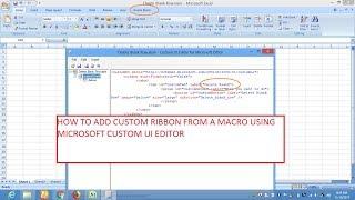 How To create Excel Ribbon from Macro with Custom UI Editor- Boost Excel