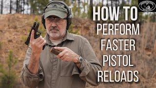 How to Perform Faster Pistol Reloads. Slide Lock or Emergency Reload and the Speed Reload.