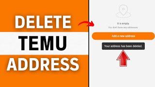 How to Delete Address on Temu