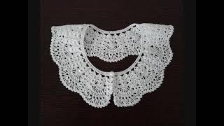 КРАСИВЫЙ ВОРОТНИЧОК КРЮЧКОМ. Мастер-класс для начинающих. Часть 1. Openwork collar crochet.