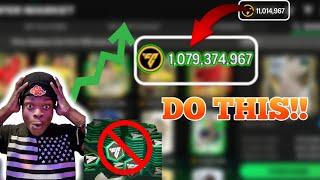 How to Make Millions of coins WITHOUT spending FC points in Fc Mobile