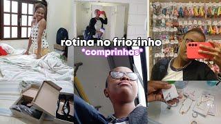 Rotina no friozinho~arrume-se comigo,escola,fui no centro,comprinhas de acessórios..