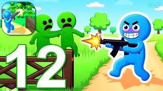 Zombie Apocalypse - Save World - Gameplay Walkthrough Part 12 - Zombie Invasion (iOS, Android)
