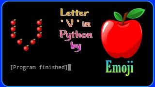 Print V in Python ||Vivek telugu Library ||