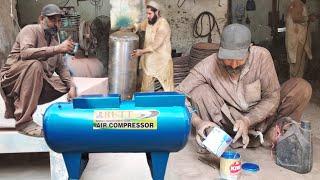 Incredible Mass Production Process Of Air Compressor || Manufacturing Air Compressor