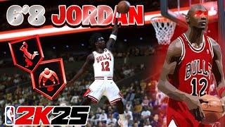 I Made A 6'8" Michael Jordan Build In NBA 2K25!