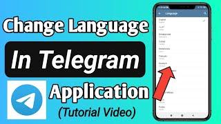 How to Change language in Telegram App || Telegram app Language Change kare