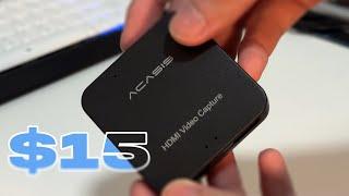 ACASIS HD33 a $15 Capture Card! | Review