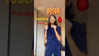 A very realistic period routine day 1🩸#periods #period #routines