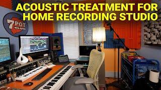 Acoustic Treatment for My Home Recording Studio