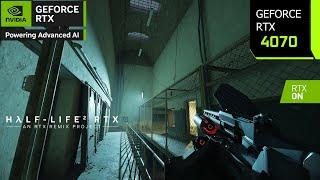 Half-Life 2 RTX Remix | RTX 4070 4K, 1440p, 1080p DLSS 4 FG | Path Tracing | PC Performance