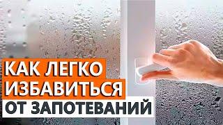 Почему потеют окна в доме изнутри? Простые способы убрать запотевания. Конденсат на окнах.