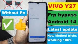 Vivo Y27 FRP Bypass ! All Vivo Phone Android 13/14 FRP Bypass - Settings Not open Solution !