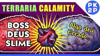 Terraria Calamity ► Uma Batalha Estranha contra o Deus Slime, último boss do Pré-Hardmode! #19