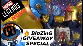 Marvel Legends The Man Called NOVA Figure  BlaZinG TOY Reviews * GIVEAWAY Special IRON MAN Mark 3 *