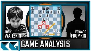 10-Year-Old's Incredible Strategy Beats Chess Master // Waitzkin vs Frumkin // New York (1987)