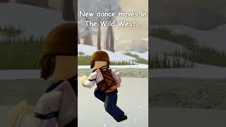 New dance moves in The Wild West  #thewildwestroblox #christmas #christmas2023