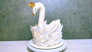 Торт Лебедь  Swan cake