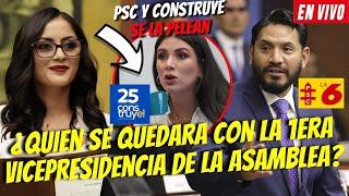 NI EL PSC NI CONSTRUYE SE QUEDARON CON LA VICE  DE LA ASAMBLEA X MAÑOSOS ¡LA SESION FUE SUSPENDIDA!