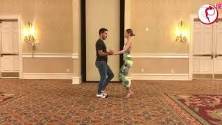 StepFlix Bachata Sensual Fundamentals | class 8: Madrid Step & Body roll | Anastasia & Jovanny