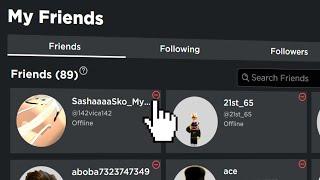 КАК БЫСТРО УДАЛИТЬ ДРУЗЕЙ В РОБЛОКС? | Roblox Tutorial