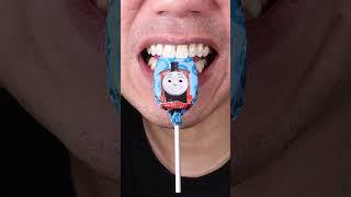 ASMR | Thomas & Friends Crunchy Chocolate Lollipops | Can You Name the Character? #ASMR