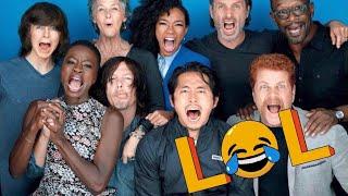 The walking dead cast funny moments that will make you spill your S’ Getti rings!